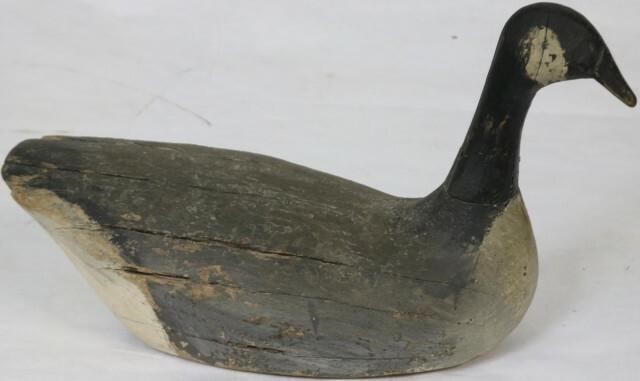 Carved and Painted Goose Decoy