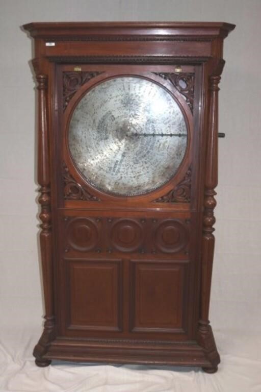 Late 19th-Century Walnut Regina Music Box